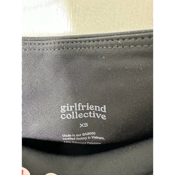 Girlfriend Collective Black Run Bike Shorts 8.5" Inseam Women's Size XS - Picture 6 of 6